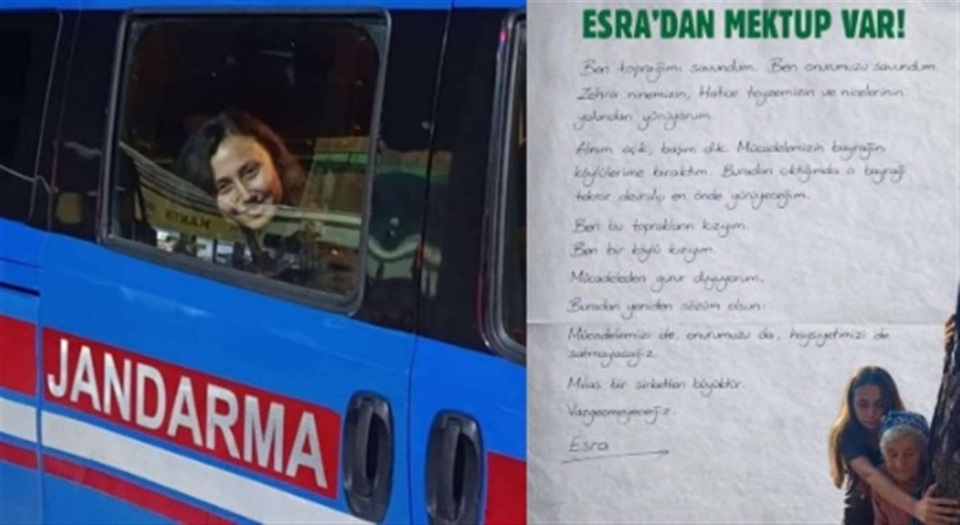 İkizköylü Esra Işık'tan cezaevinden yeni mektup haberi